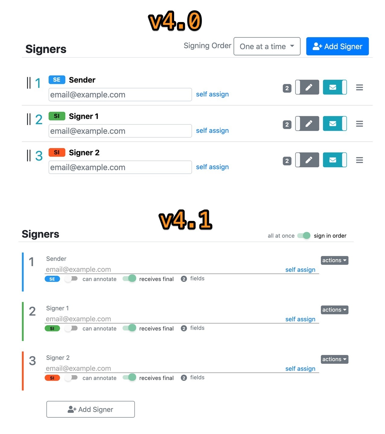 DocHub v4.1 released! Improved sign requests, email inputs, and more.